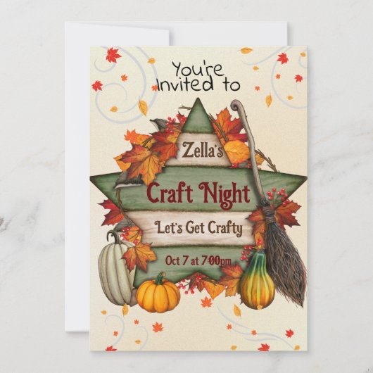 ウッドンスター 招待状 (正面)