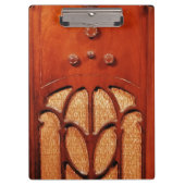 ウッドヴィンテージラジオ，美しい，レトロ，シック，エレガント,b クリップボード (正面)