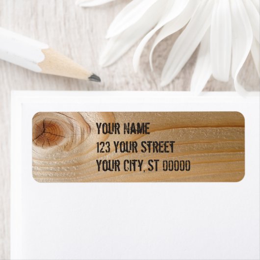 ウッド住所 シール (インサイチュ)