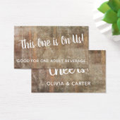 ウッド動揺して素朴ヴィンテージドリンクチケット (デスク)