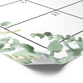 ウッド動物 グリーン 予想 出産予定日 カレンダー ポスト ポスター (角)