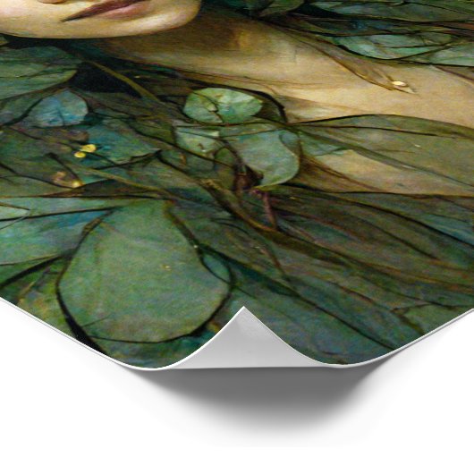 ウッド妖精妖精ファンタジーアートポスター ポスター (角)