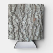 ウッド実在カモフラージオークツリーバーク迷彩柄 缶クーラー (正面)