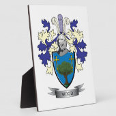 ウッド家紋コート・オブ・アームズ フォトプラーク (側面)