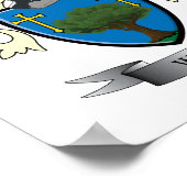 ウッド家紋コート・オブ・アームズ ポスター (角)