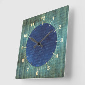 ウッド書の動揺して壁時計 スクエア壁時計 (傾斜)