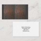 ウッド汚れ付き名刺デザイン 名刺 (正面/裏面)