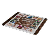 ウッド素朴おばあちゃんのキッチン16フォトコラージュ カッティングボード (角)