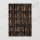 ウッド素朴とホワイトレースの結婚詳細情報 エンクロージャーカード (裏面)