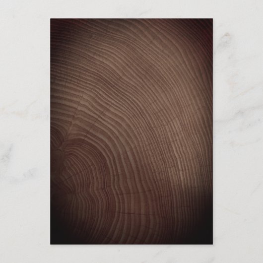 ウッド素朴の結婚詳細Webサイトのエンクロージャカード エンクロージャーカード (裏面)