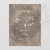 ウッド素朴は日付はがきを保存 案内ポストカード (正面)