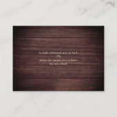 ウッド素朴アイボリーレースストリングライト詳細Enclo エンクロージャーカード (裏面)