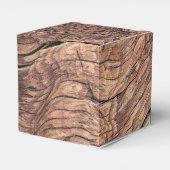 ウッド素朴アンドサンフラワー結婚ズ フェイバーボックス (裏面サイド)