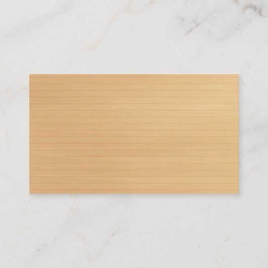 ウッド素朴イエロフローラバタフライテーブルプレース プレイスカード (裏面)