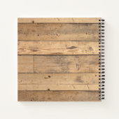 ウッド素朴ウィルダネスバケーションレンタルゲストブック ノートブック (裏面)