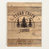 ウッド素朴ウィルダネスバケーションレンタル プランナー手帳 (正面)