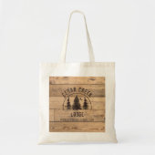 ウッド素朴ウィルダネスフォレストバケーションレンタル トートバッグ (正面)