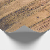 ウッド素朴ウッドファームハウスプランクスバーン ラッピングペーパー (角)