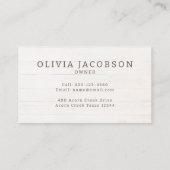 ウッド素朴ウマ馬馬術団センター 名刺 (裏面)