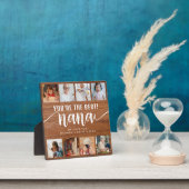 ウッド素朴カスタムフォトあなたはザ最高のナ フォトプラーク (インサイチュ)