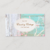 ウッド素朴カントリーコテージヴィンテージブティック 名刺 (正面)