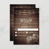 ウッド素朴カントリーメイソンジャイルライツ結婚ズ (正面/裏面)