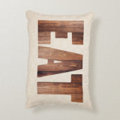 ウッド素朴カントリー食べタイポグラフィオートミール アクセントクッション (裏面(縦))