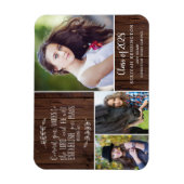 ウッド素朴キリスト教卒業聖書の聖句 マグネット (縦)