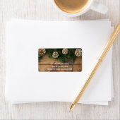 ウッド素朴クリスマスグリーナリーパイン&ピネコン ラベル (インサイチュ)