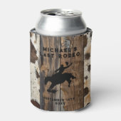 ウッド素朴クーラーボックス |ロデオ学士週末 缶クーラー (缶正面)