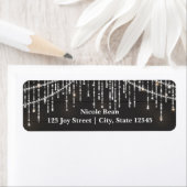 ウッド素朴グラムスパークルライト住所 シール (インサイチュ)