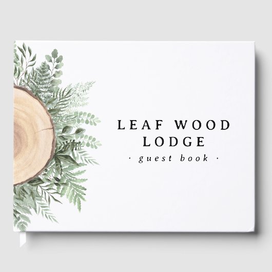 ウッド素朴グリーナリーバケーションレンタルベッドアンドブレックファースト ゲストブック (正面)