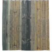 ウッド素朴コテージチャームバス シャワーカーテン (正面)