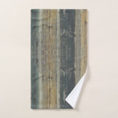 ウッド素朴コテージチャーム バスタオルセット (ハンドタオル)