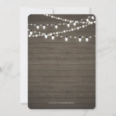 ウッド素朴サプライズ50th大人の誕生日パーティー 招待状 (裏面)