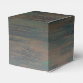 ウッド素朴サンキュー結婚のカップル写真 フェイバーボックス (裏面サイド)