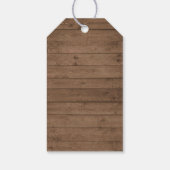 ウッド素朴サンフラワーズメイスンジャージョフトラベル ギフトタグ (裏面)