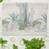 ウッド素朴デザートカボスサボテンシュー キッチンタオル (折り畳み)