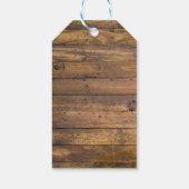 ウッド素朴トゥインクルライツフェイスバッグ ギフトタグ (裏面)