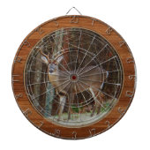 ウッド素朴トーンスタッグ/バックディアカモフラージュダル ダーツボード (正面)