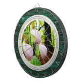 ウッド素朴トーンピンクレディースリッパーワイルドオーキッド ダーツボード (正面右)