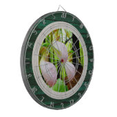 ウッド素朴トーンピンクレディースリッパーワイルドオーキッド ダーツボード (正面左)