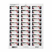 ウッド素朴ネイビーブルゴーニュ金ゴールドフローラ結婚ズ ラベル (フルシート)