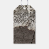 ウッド素朴ハートカントリー結婚ツズ ギフトタグ (裏面)