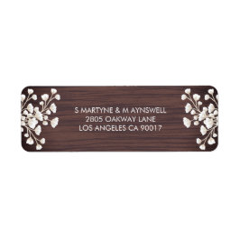 ウッド素朴バビーズブレスジプソフィラ結婚ズ ラベル