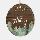 ウッド素朴バプテスマオーナメントゴッドブレスオーナメント セラミックオーナメント (左)