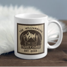 ウッド素朴ファミリーキャビンホームブラウンネームキープサケ