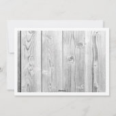 ウッド素朴ファミリー2枚の写真クリスマスコラージュ シーズンカード (裏面)