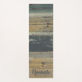 ウッド素朴ファームハウスチャーム ヨガマット (正面)