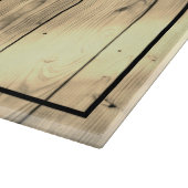 ウッド素朴ファームハウスモノグラム カッティングボード (角)